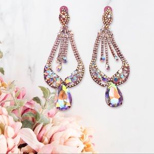 Beautiful chandelier statement earrings